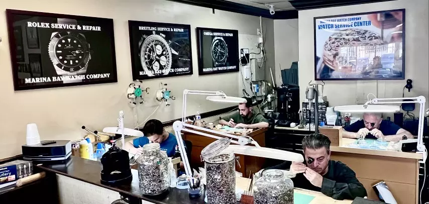 California watch service center with professional watchmakers